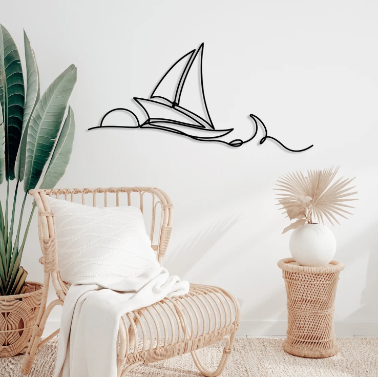 DEKORACJA ścienna Obraz wzór ŻAGLÓWKA - obrazek 3