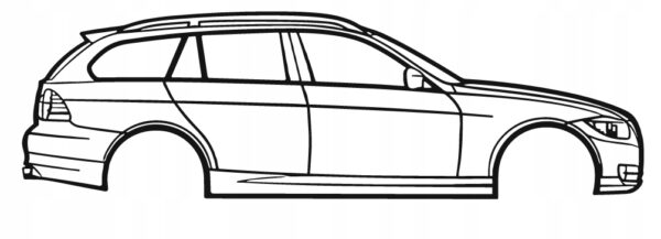 DEKORACJA ścienna Obraz Samochód BMW 2009 E91