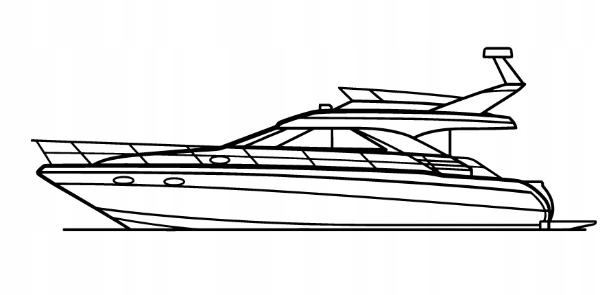 DEKORACJA ścienna Obraz BOAT MODEL 400 SEDAN