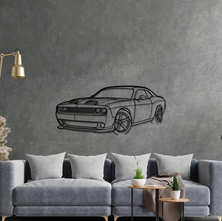 DEKORACJA ścienna Obraz samochód Challenger SRT 2023 - obrazek 3