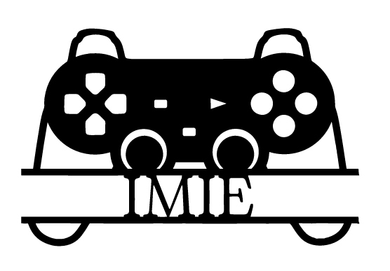 IMIĘ DZIECKA NA ŚCIANĘ PREZENT DLA GRACZA DEKORACJA OZDOBA NAPIS 60 cm PAD - obrazek 2