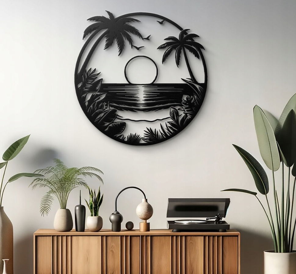 DEKORACJA ścienna Obraz wzór ZACHÓD SŁOŃCA - obrazek 2