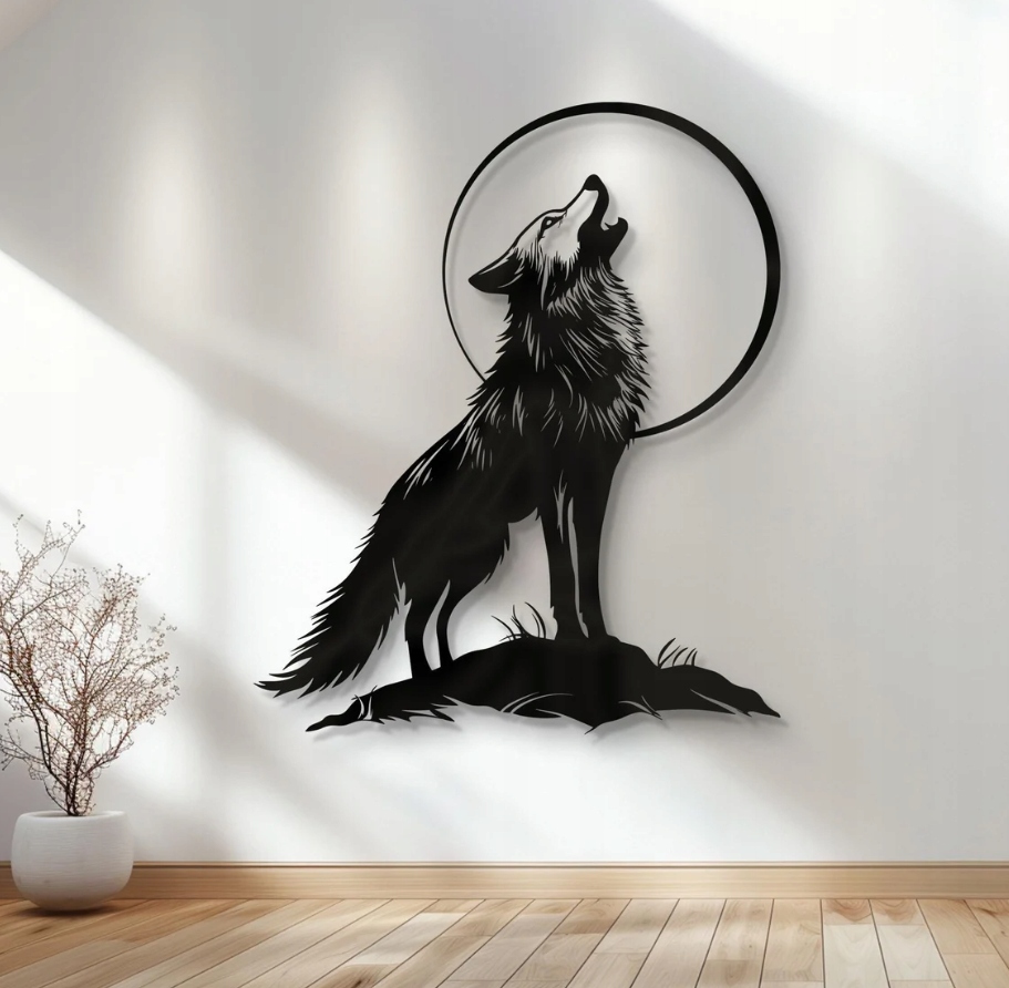 DEKORACJA ścienna Obraz wzór WILK - obrazek 2