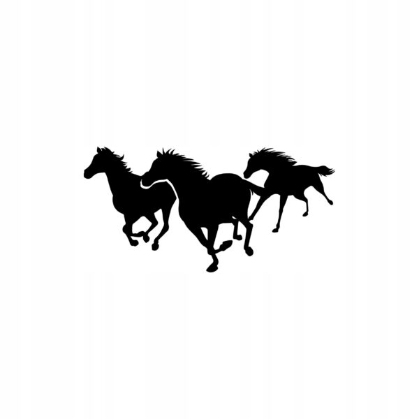 KONIE GALOP DEKORACJA PANEL ŚCIENNY NAKLEJKA