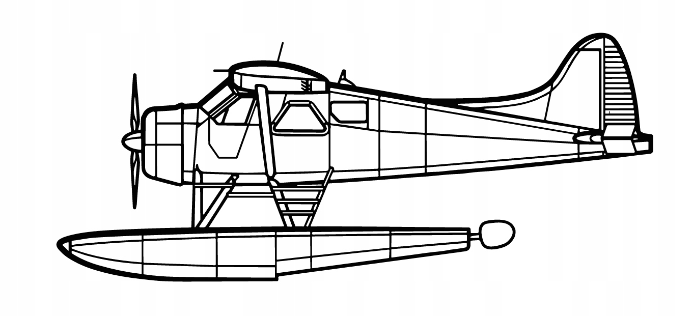 DEKORACJA ścienna Obraz DHC-2 MK I