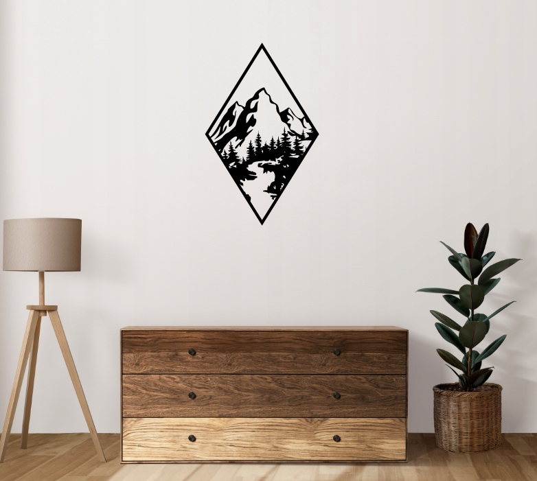 GÓRY PANEL ŚCIENNY NAKLEJKA OBRAZ - obrazek 3