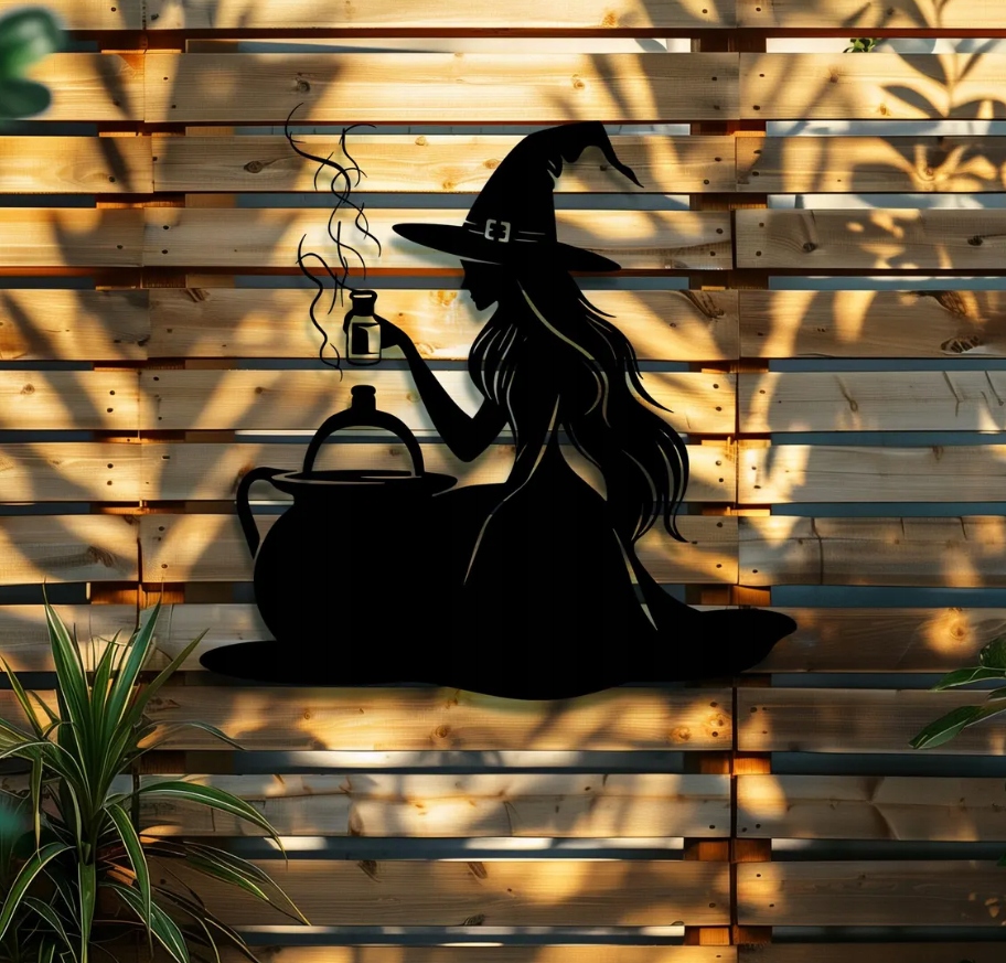 DEKORACJA ścienna Obraz wzór WIEDŹMA HALLOWEEN - obrazek 3