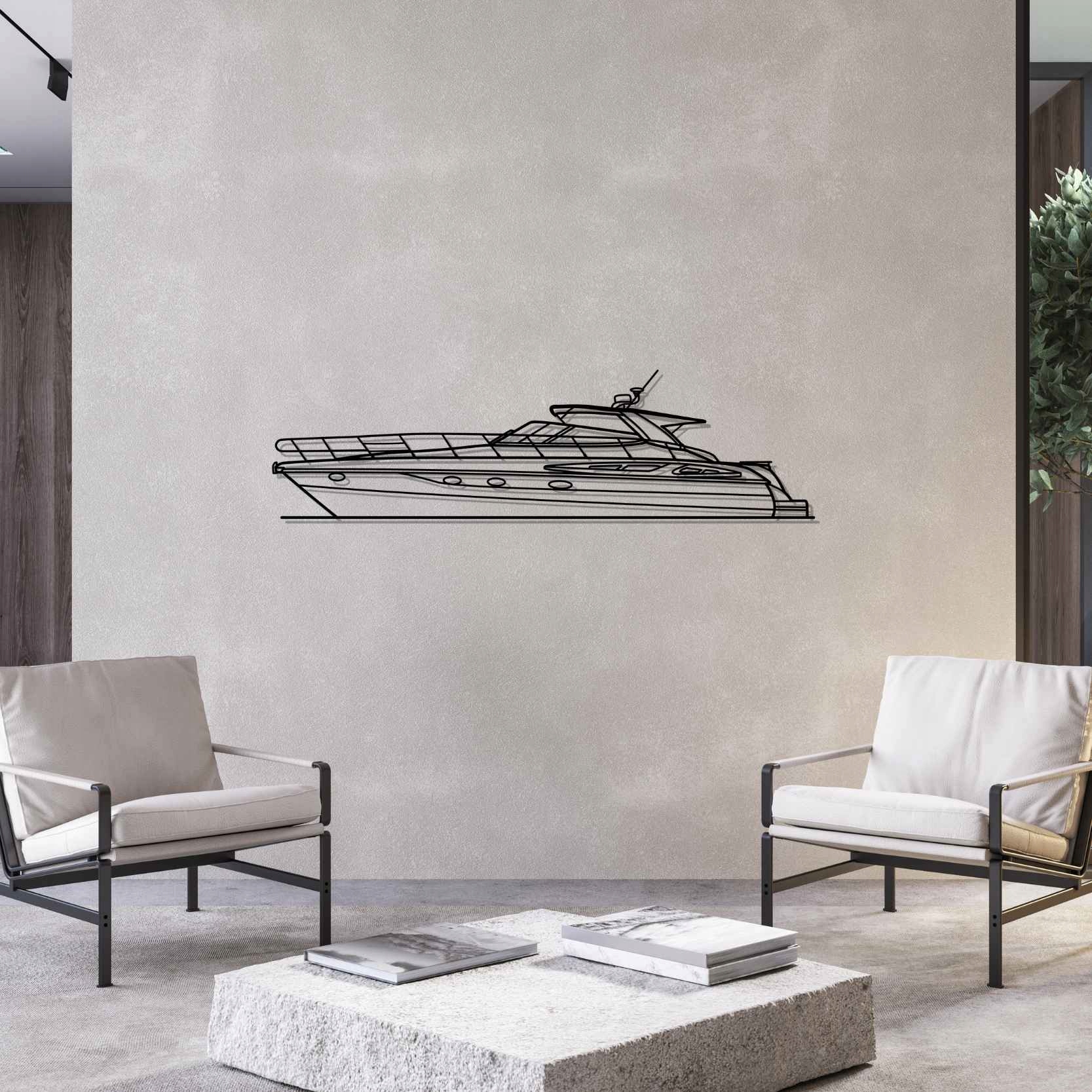 DEKORACJA ścienna Obraz BOAT MODEL MEDITERRANEE 50 - obrazek 2