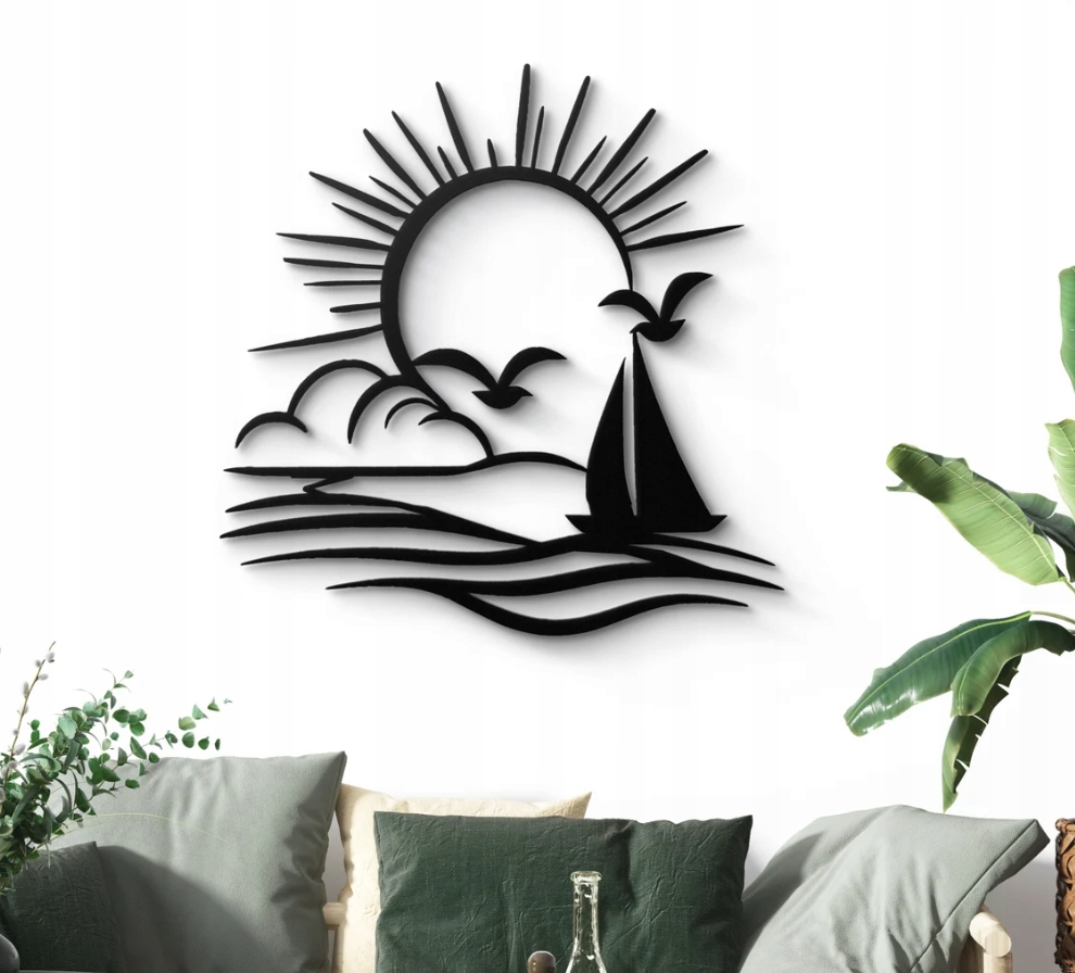 DEKORACJA ścienna Obraz wzór ZACHÓD SŁOŃCA - obrazek 2