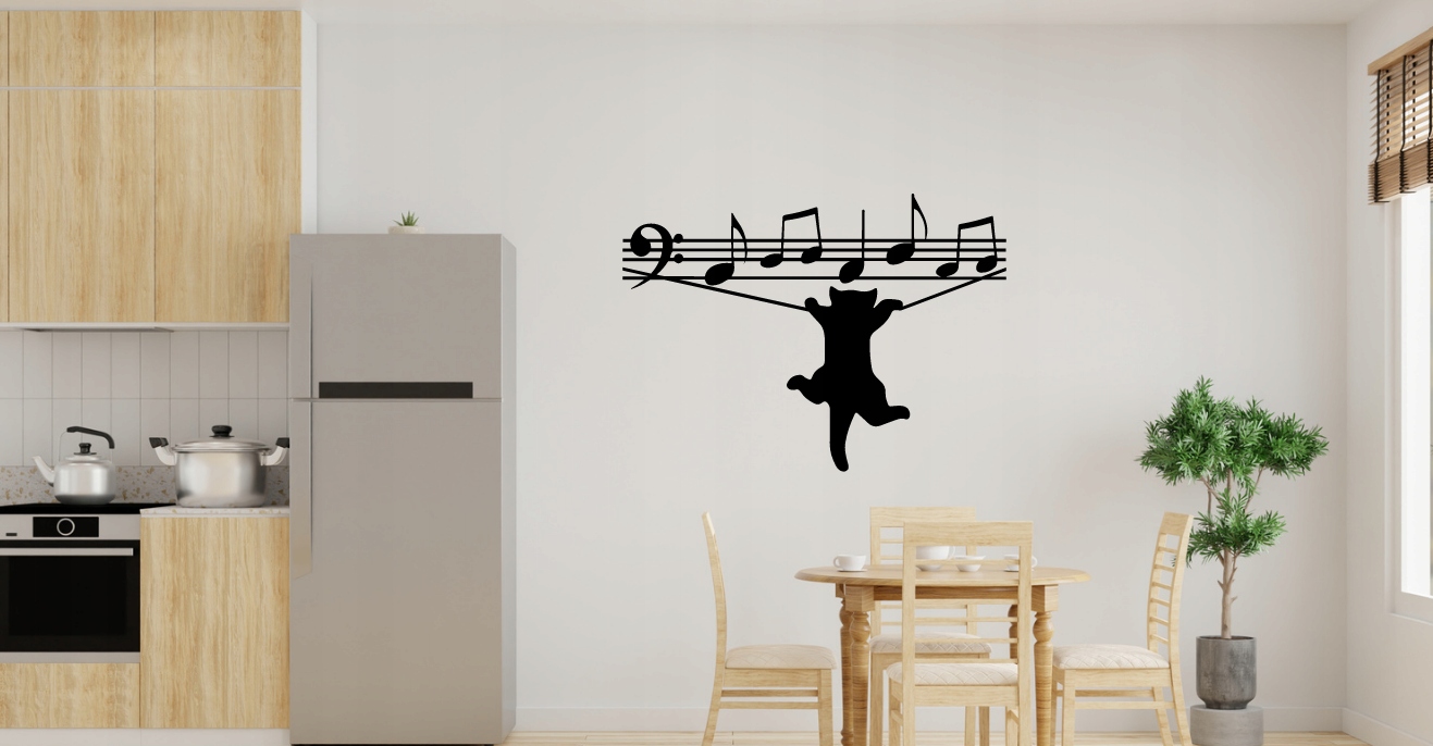 KOTEK DEKORACJA PANEL ŚCIENNY NAKLEJKA OBRAZ - obrazek 3