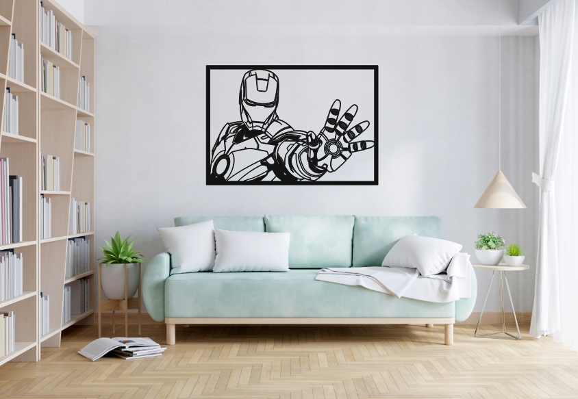 IRONMAN PANEL ŚCIENNY NAKLEJKA OBRAZ - obrazek 2
