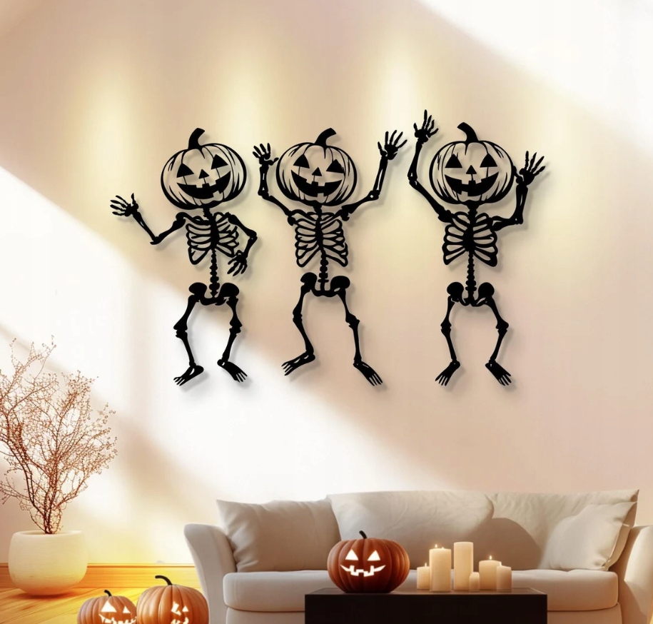 DEKORACJA ścienna Obraz wzór SZKIELETY - obrazek 3