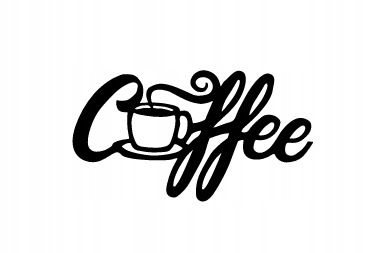DEKORACJA ścienna Obraz do kuchni wzór napis coffe kawa kuchnia