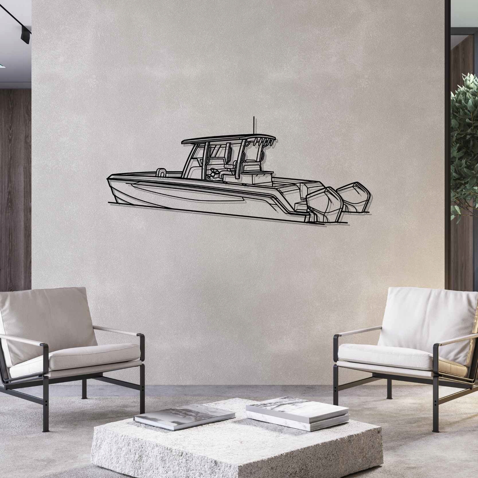 DEKORACJA ścienna Obraz BOAT MODEL 28 MOLOKAI ANGLE - obrazek 2