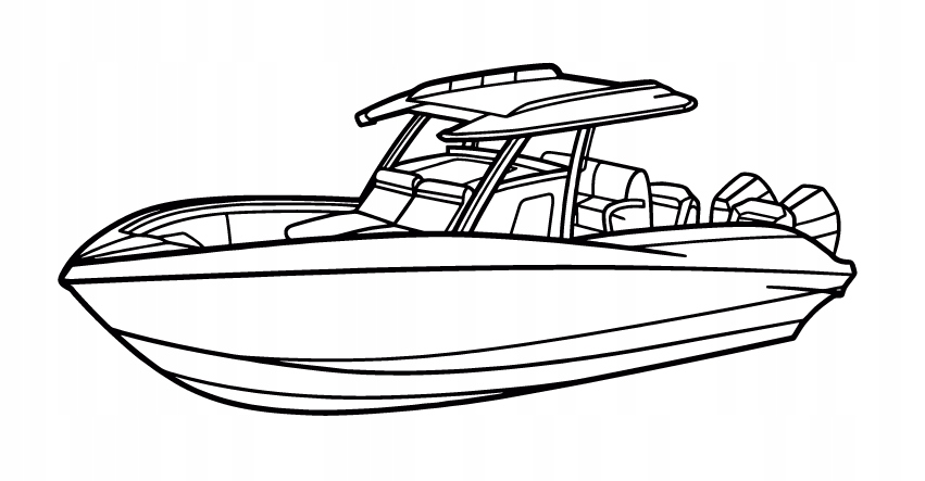 DEKORACJA ścienna Obraz BOAT 34CCX ANGLE