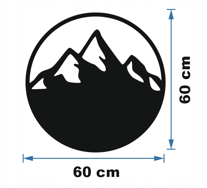 GÓRY PANEL ŚCIENNY NAKLEJKA OBRAZ - obrazek 4