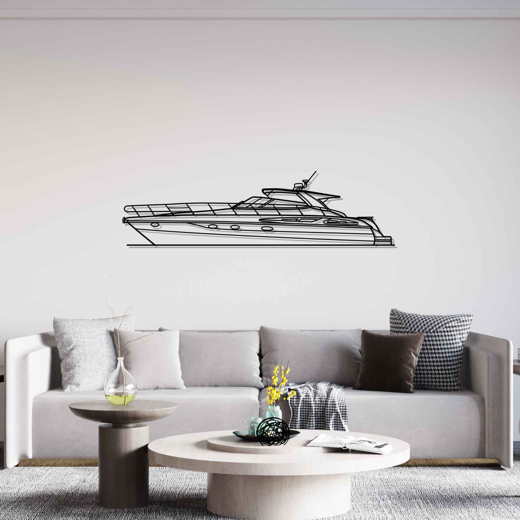 DEKORACJA ścienna Obraz BOAT MODEL MEDITERRANEE 50 - obrazek 3