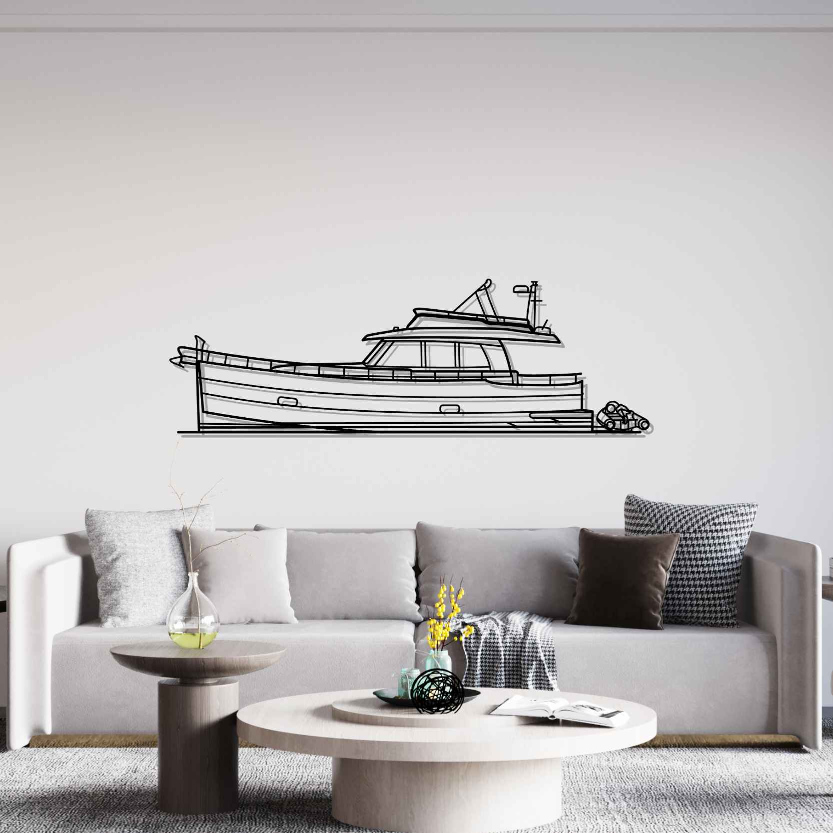 DEKORACJA ścienna Obraz BOAT MODEL MENORQUIN 54 - obrazek 3