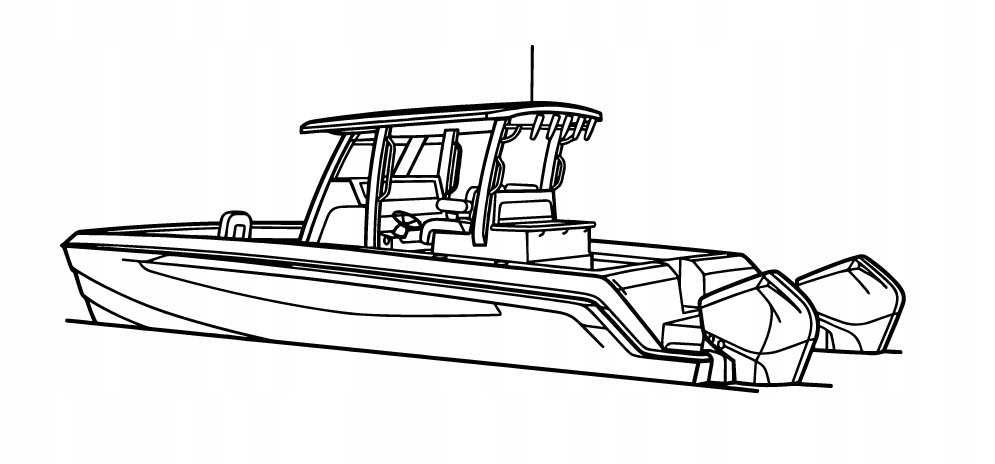 DEKORACJA ścienna Obraz BOAT MODEL 28 MOLOKAI ANGLE