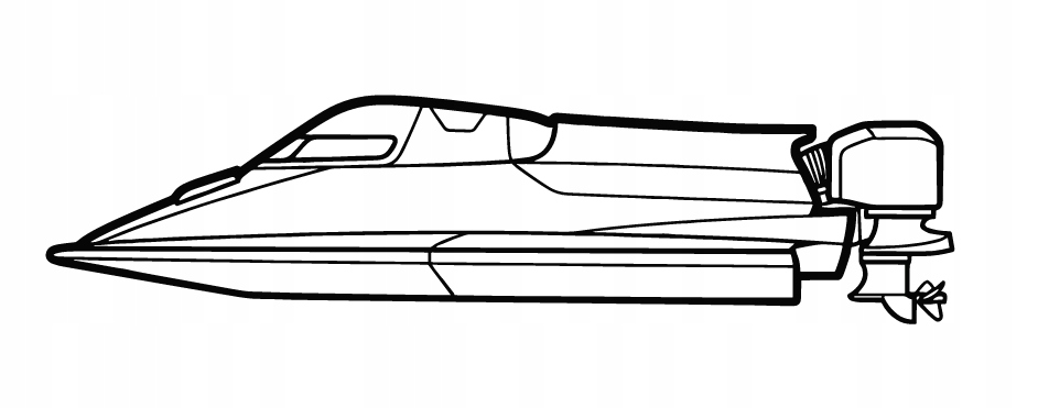 DEKORACJA ścienna Obraz BOAT MODEL F1 H20