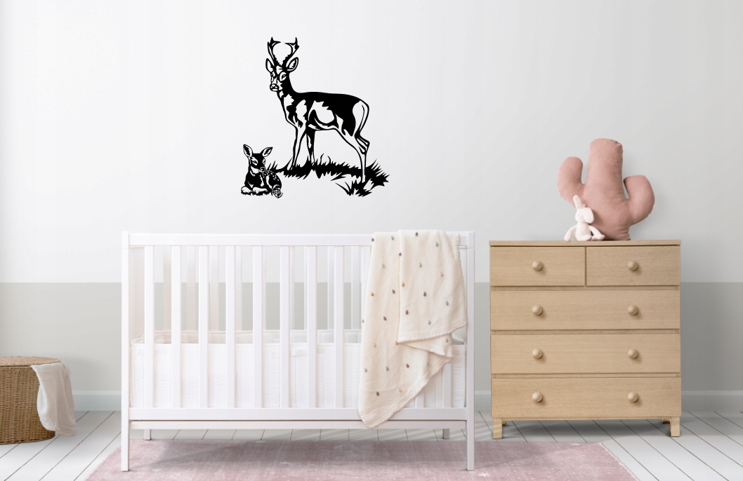 JELONEK DEKORACJA PANEL ŚCIENNY NAKLEJKA OBRAZ - obrazek 3