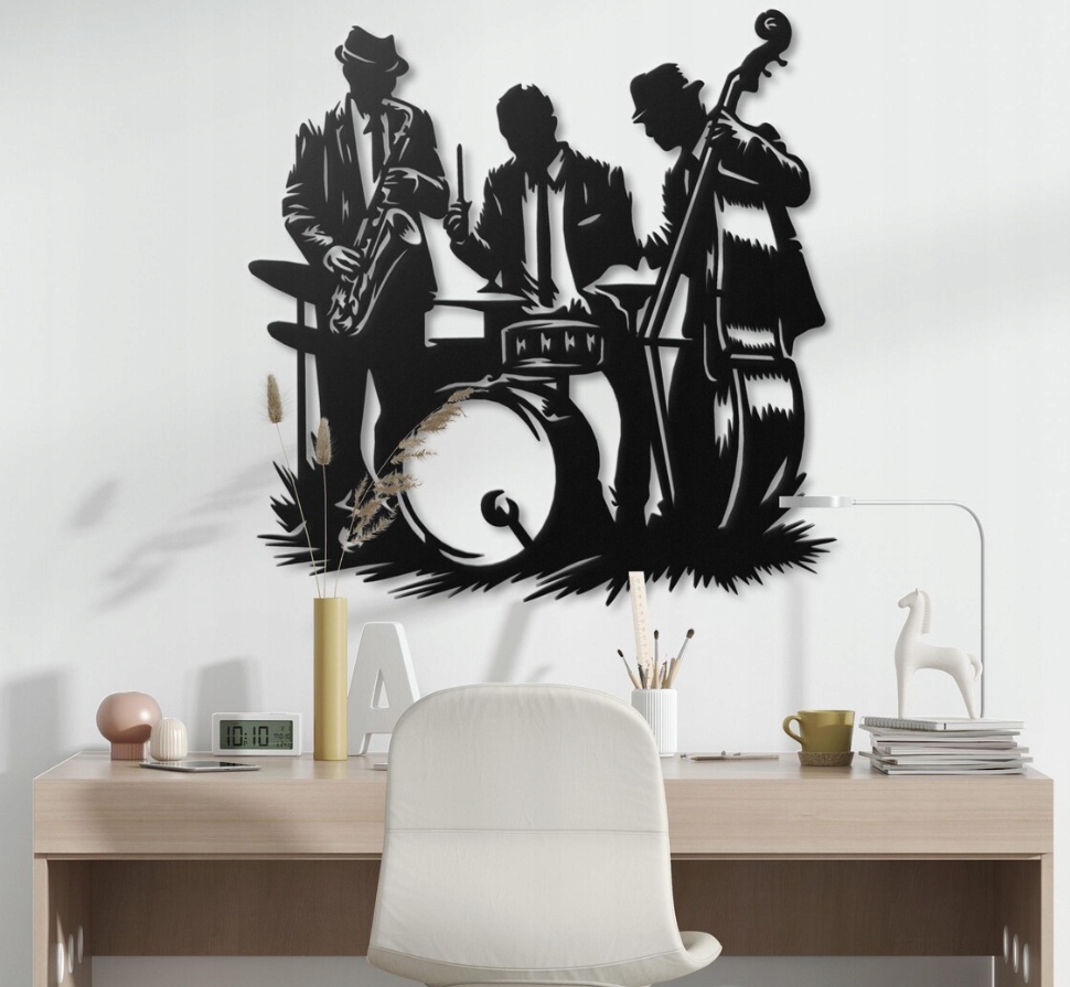 DEKORACJA ścienna Obraz wzór ZESPÓŁ JAZZOWY - obrazek 3