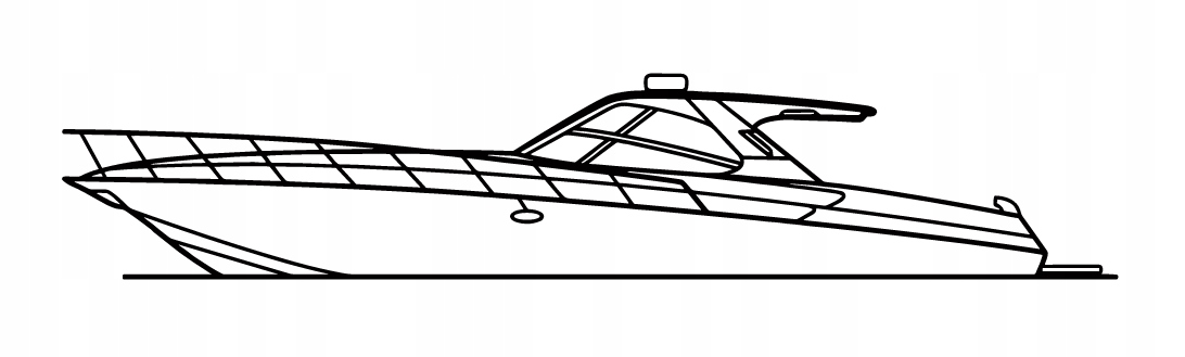 DEKORACJA ścienna Obraz BOAT MODEL 48 EXPRESS