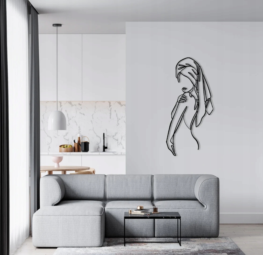 DEKORACJA ścienna Obraz wzór SYLWETKA KOBIETY - obrazek 2