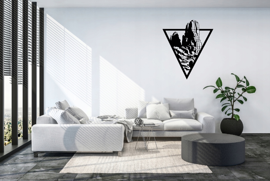 GÓRY DEKORACJA PANEL ŚCIENNY NAKLEJKA OBRAZ - obrazek 3