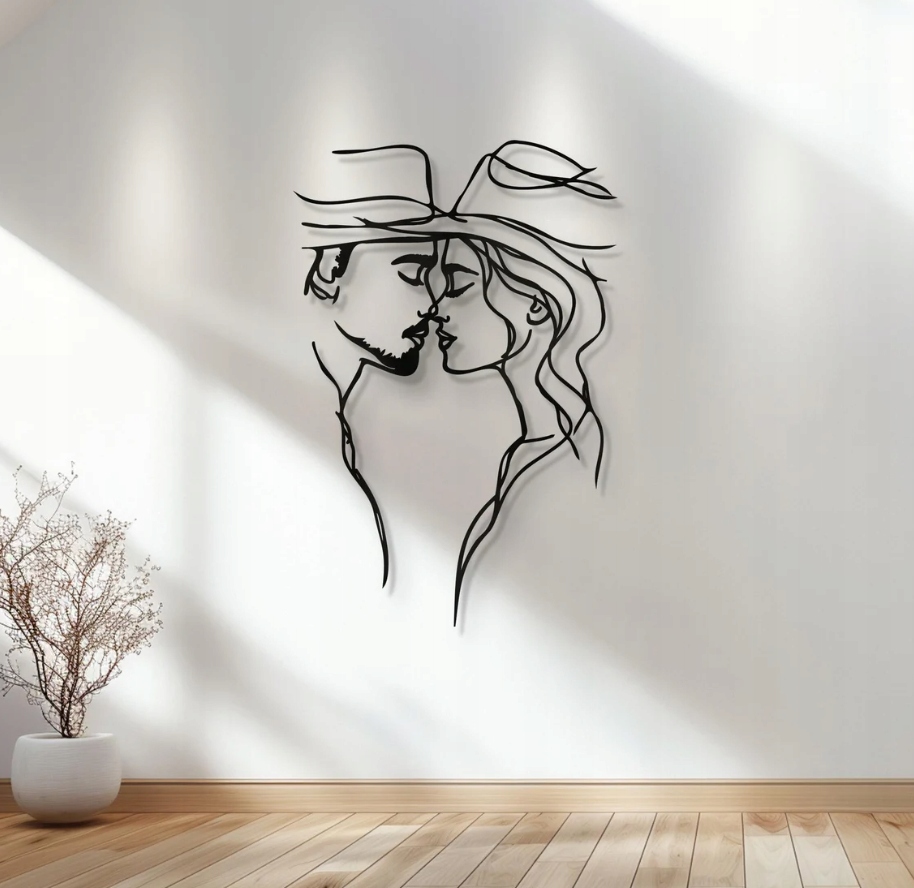 DEKORACJA ścienna Obraz wzór ZAKOCHANI - obrazek 3