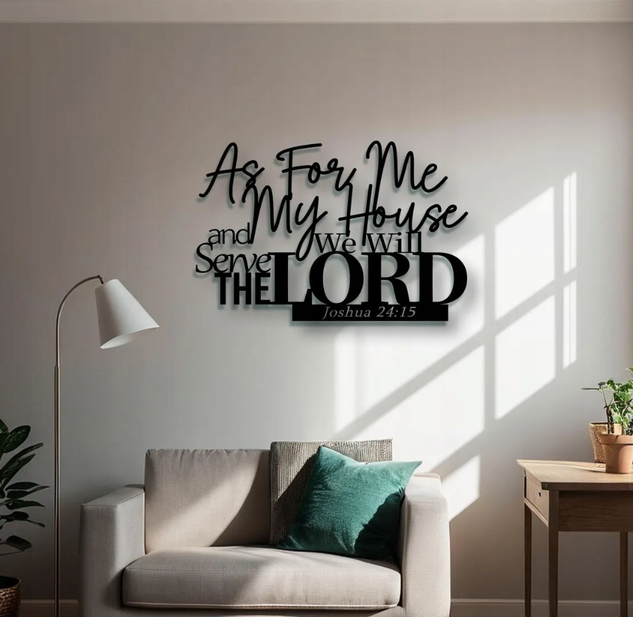 DEKORACJA ścienna Obraz wzór WERSET Z BIBLII - obrazek 2