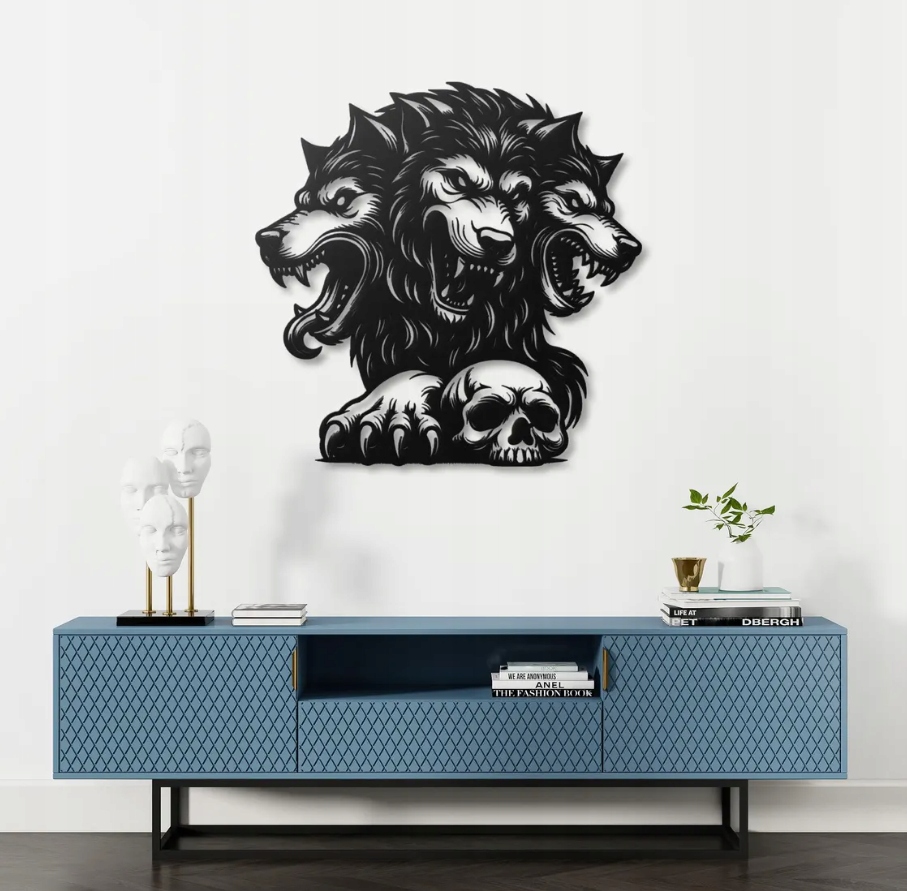 DEKORACJA ścienna Obraz wzór TRÓJGŁOWY PIES CERBER - obrazek 2