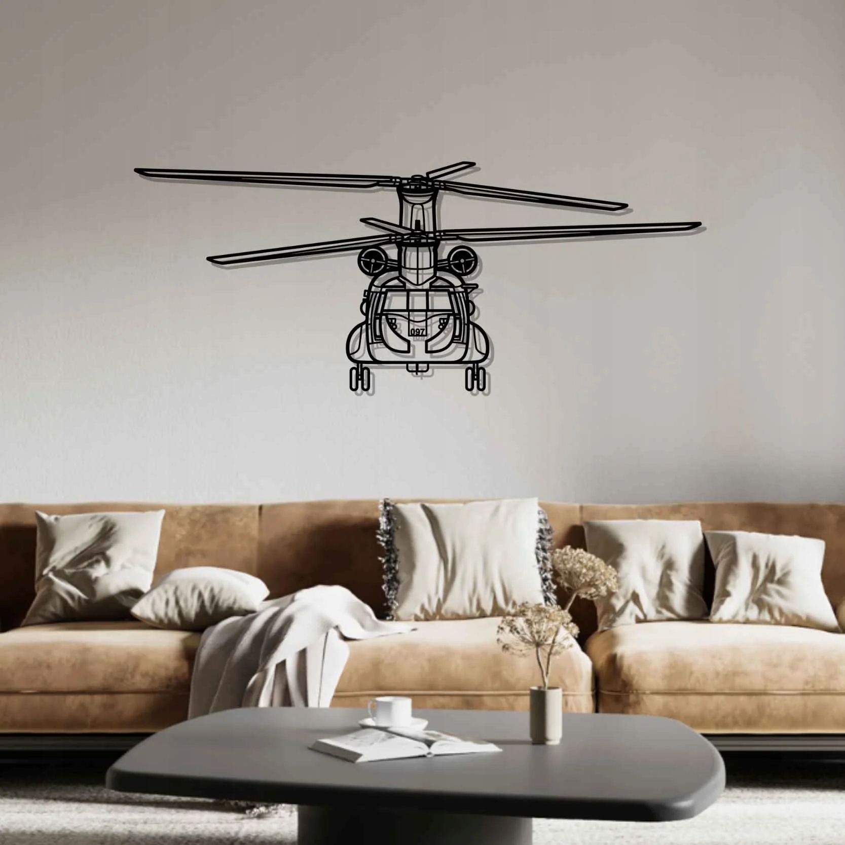 DEKORACJA ścienna Obraz CH47D-F Chinook Front - obrazek 2