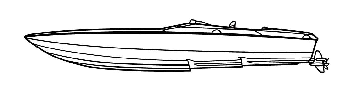 DEKORACJA ścienna Obraz BOAT MODEL 38