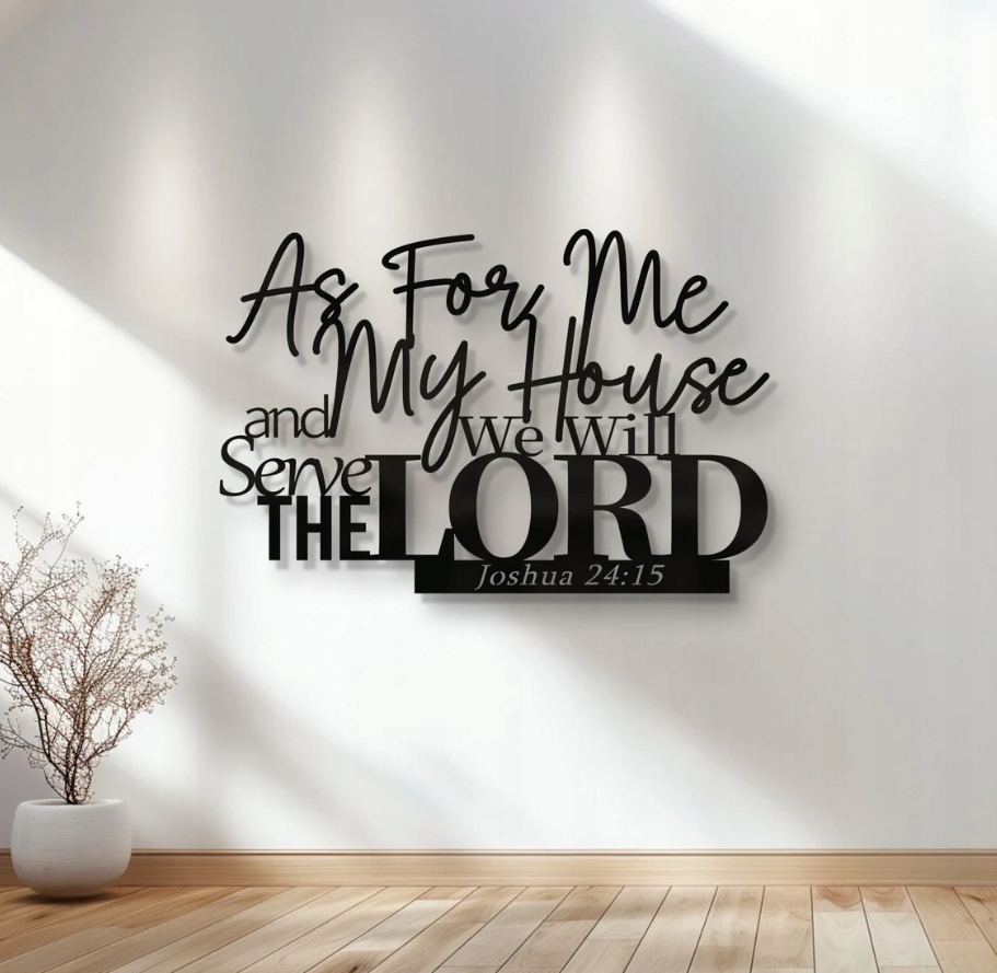 DEKORACJA ścienna Obraz wzór WERSET Z BIBLII - obrazek 3