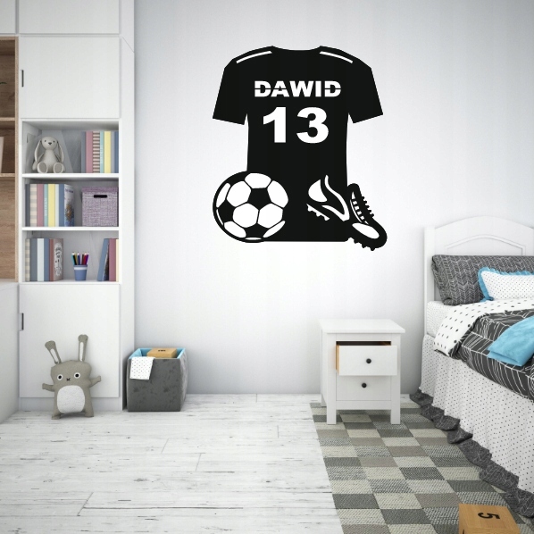 Ozdoba 3d dekoracja ścienna personalizowana koszulka piłkarska przyjaciele obraz ażurowy z płyty HDF do pokoju dziecięcego, ozdoba pokoju nastolatka, prezent dla fana piłki nożnej